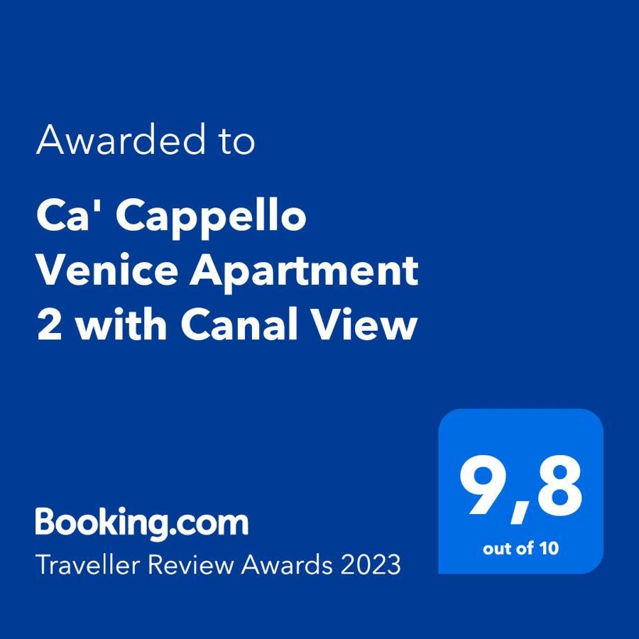 Apartment Ca' Cappello 2 With Canal View *
