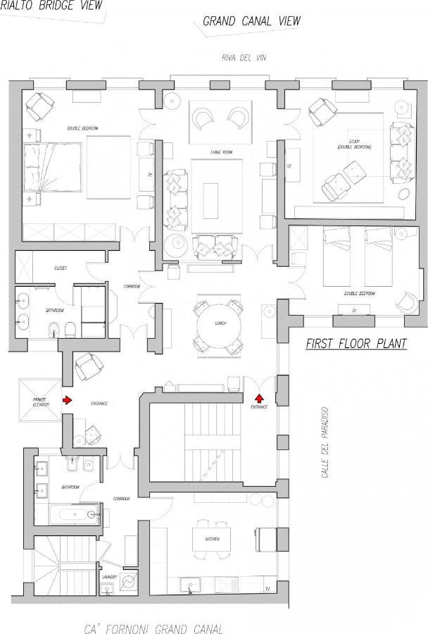 Apartamento Ca' Fornoni Grand Canal Veneza
