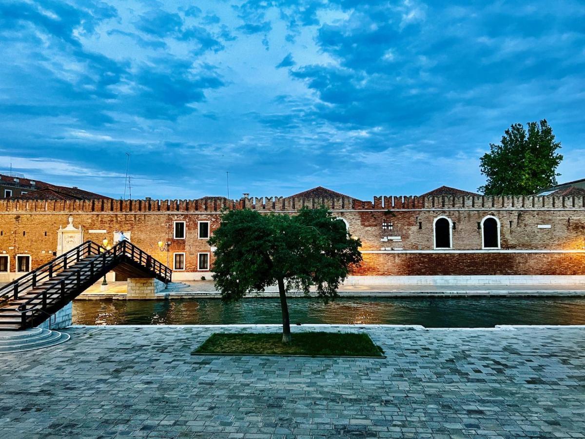With View In Venice, Arsenale. * Venice