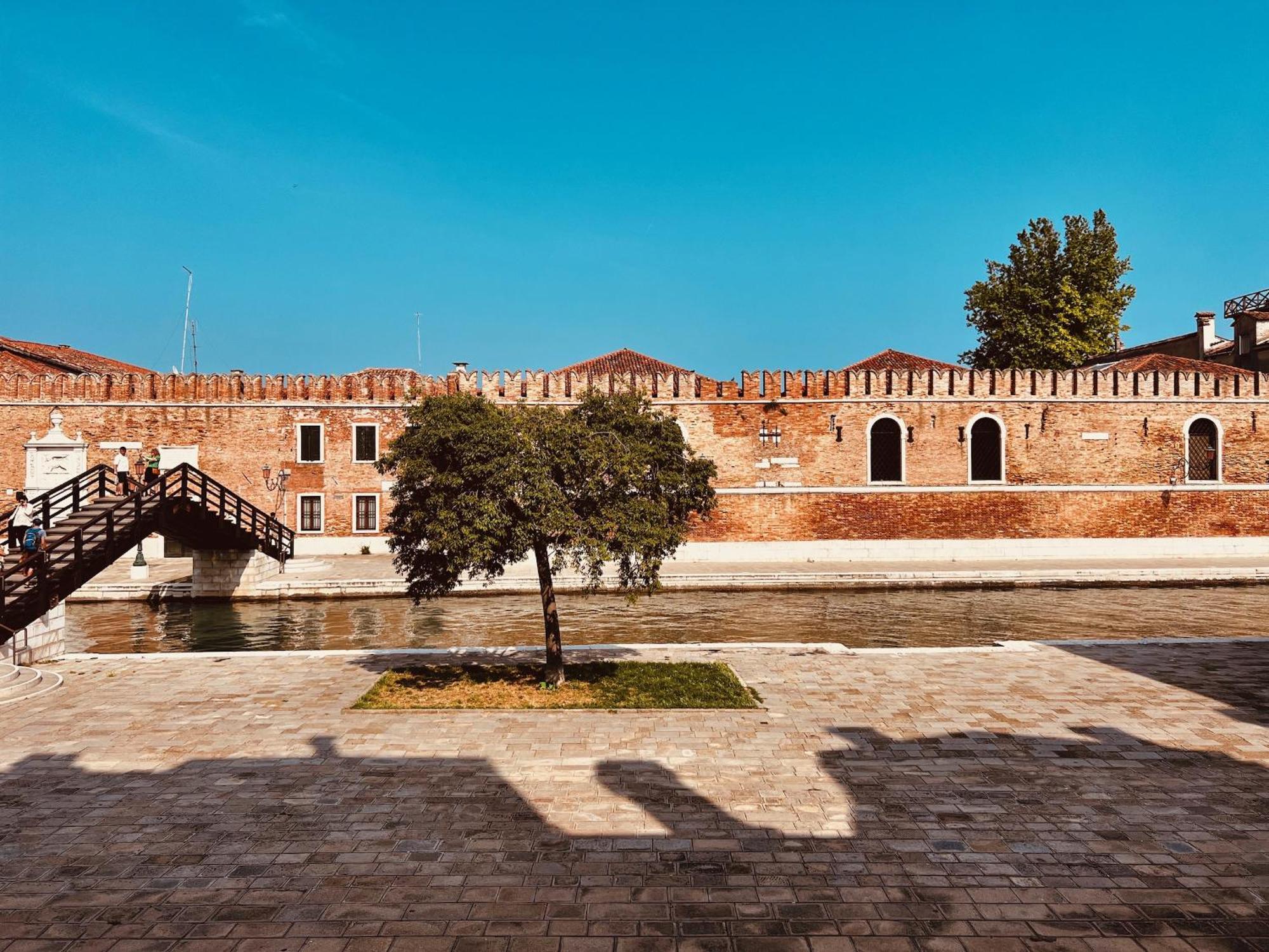 With View In Venice, Arsenale. *