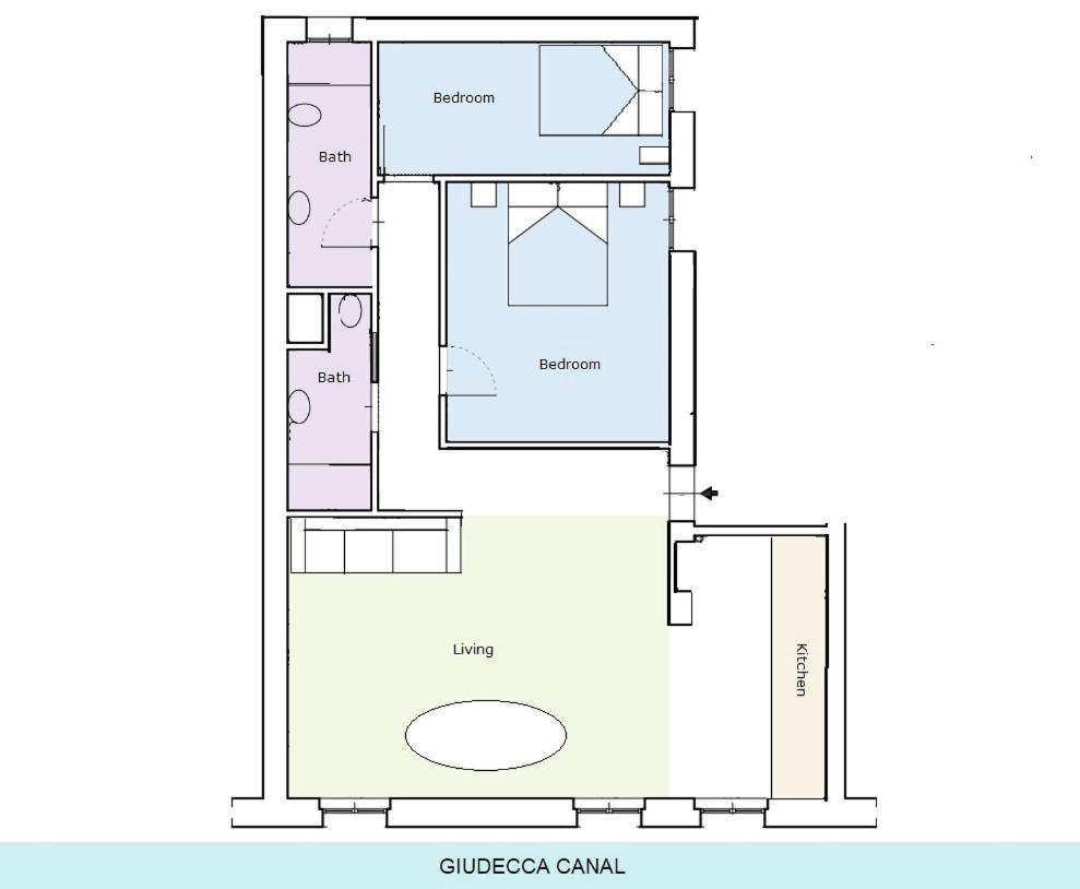 3 Windows On St Mark - Waterfront Apartment Venice
