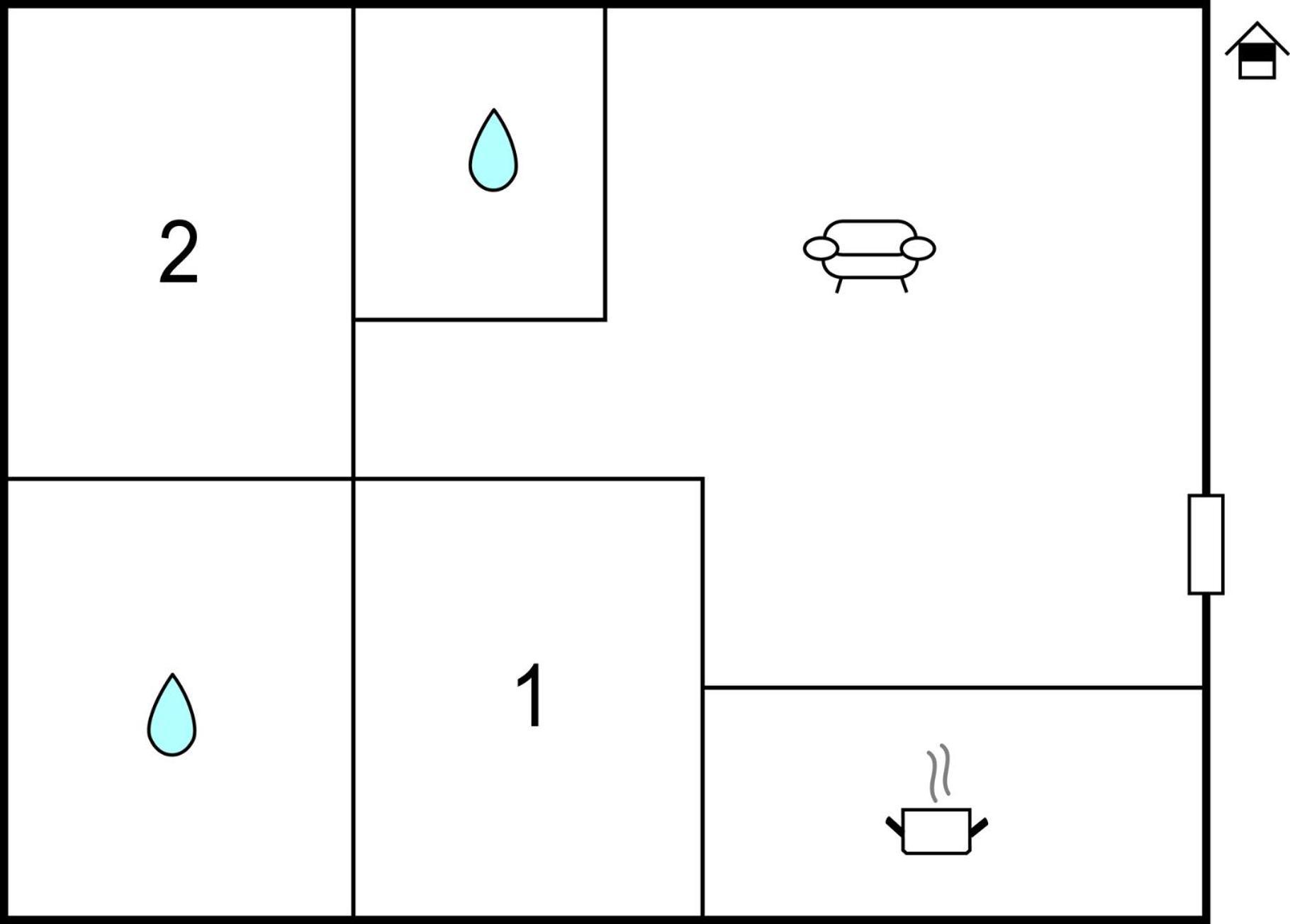 Apartment In With Kitchen