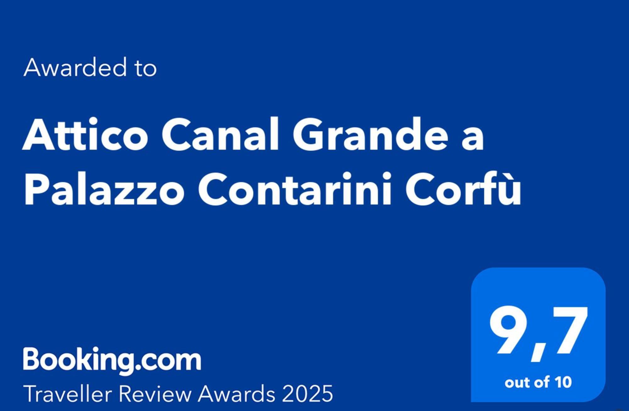 Attico Canal Grande A Palazzo Contarini Corfu Appartamento *