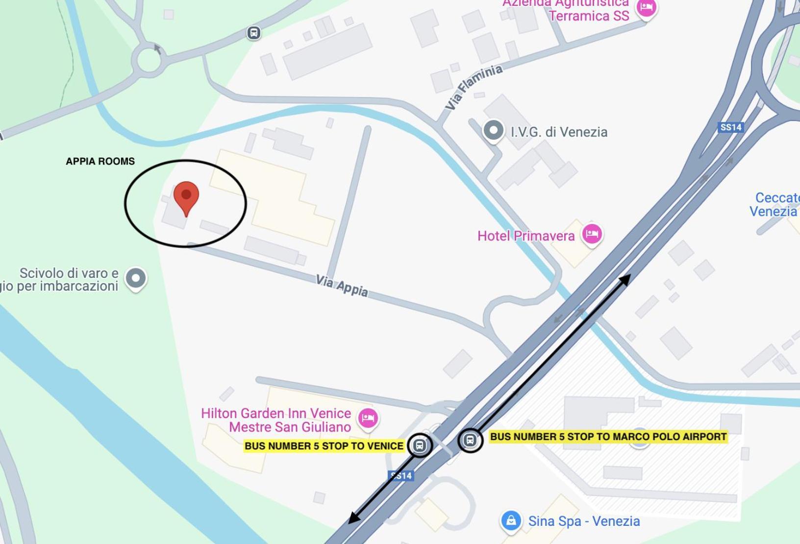 Appia Free Parking E Fast Access To By Bus Venice