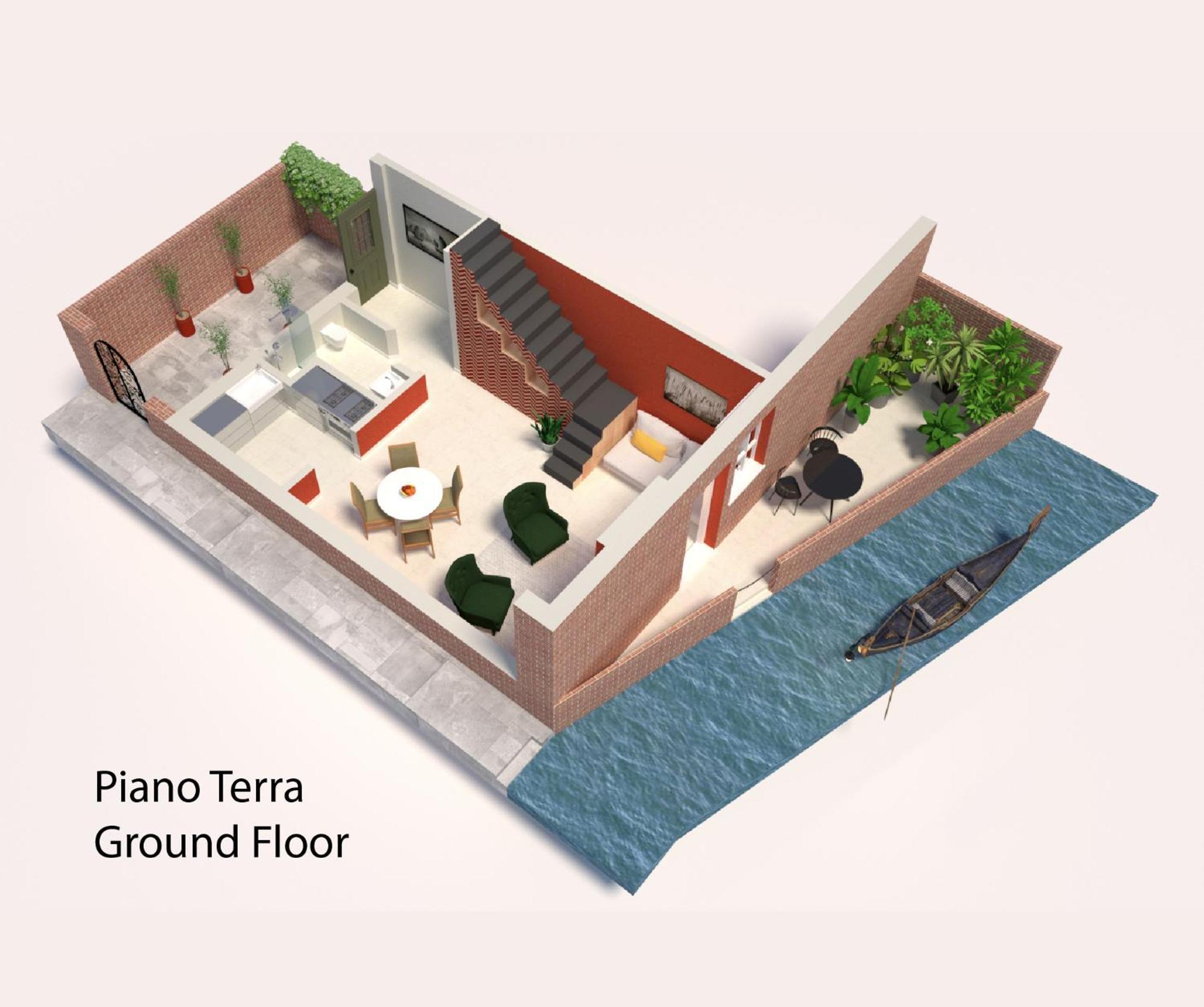 Di Lusso Con Terrazza Sull'acqua Villa *