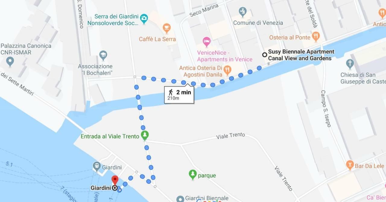 Apartment Susy Biennale - Canal View And Garden Venice