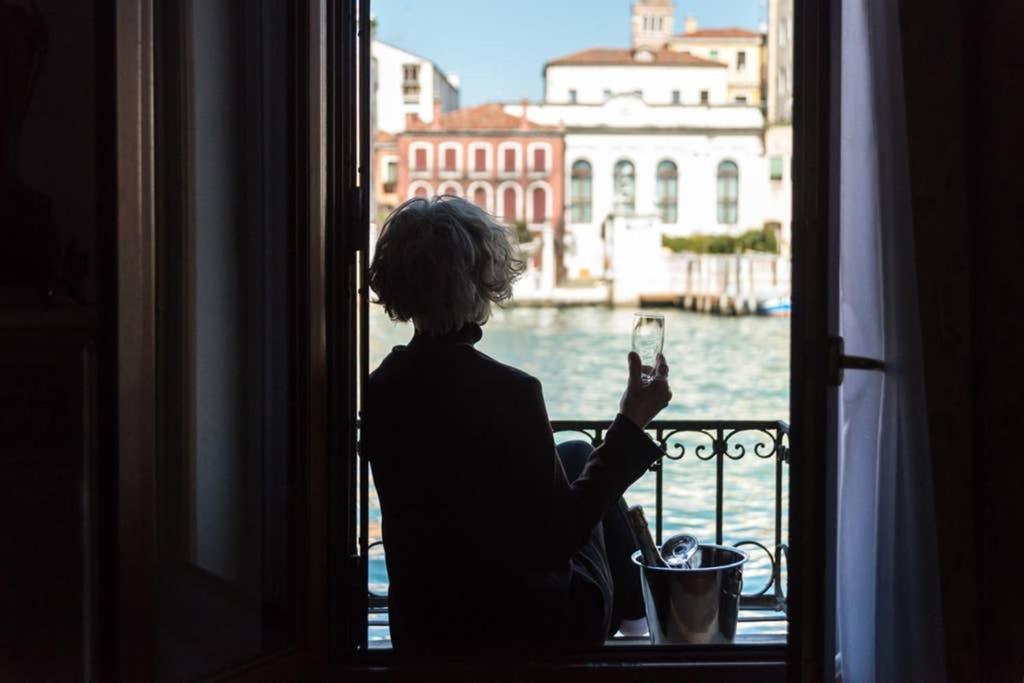 Grand Canal Next To Guggenheim * Venezia