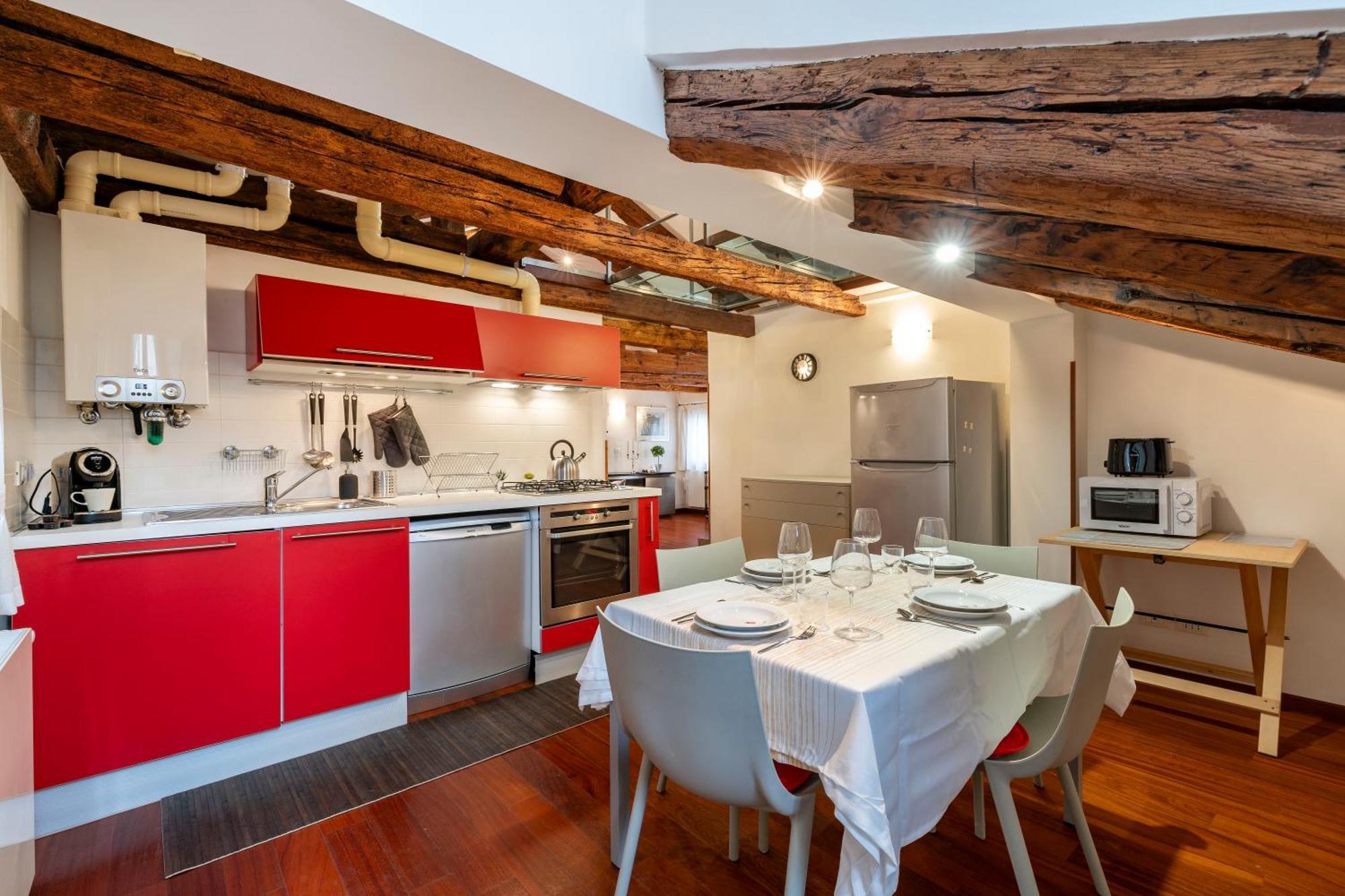 Glass House - Loft 2 Minutes To Rialto Bridge & View